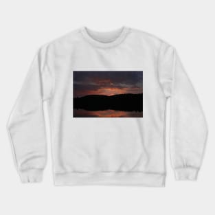 Lake view sunrise Crewneck Sweatshirt